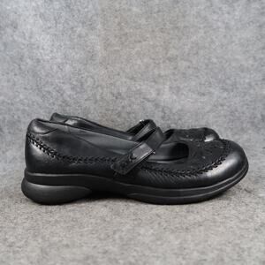 Thom McAn Shoes Womens 6.5 Mary Jane Leather Black Fashion Comfort Closed Toe